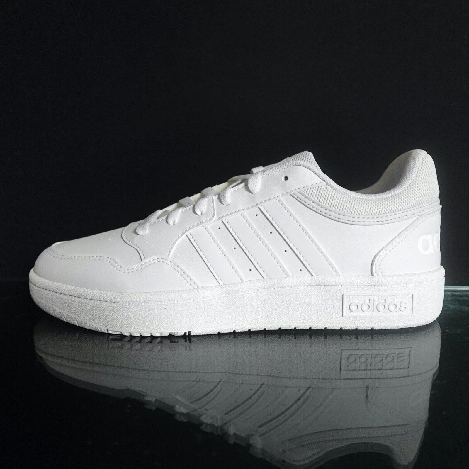 Женские баскетбольные кроссовки Adidas Hoops 3.0 размера 9.5, белые спортивные кроссовки #036