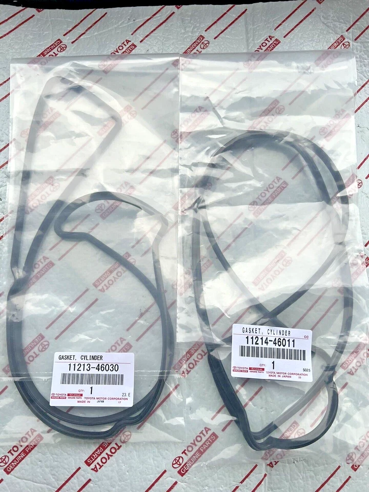 *NUEVA JUNTA DE CUBIERTA DE VÁLVULA LEXUS IS300 IZQUIERDA Y DERECHA GENUINA OEM PAR CILINDRO 01-05 Foto 3 de 3