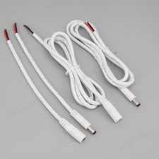 0.2m 1m white DC Male Female Power Supply Connector extension cord Cable 18awg