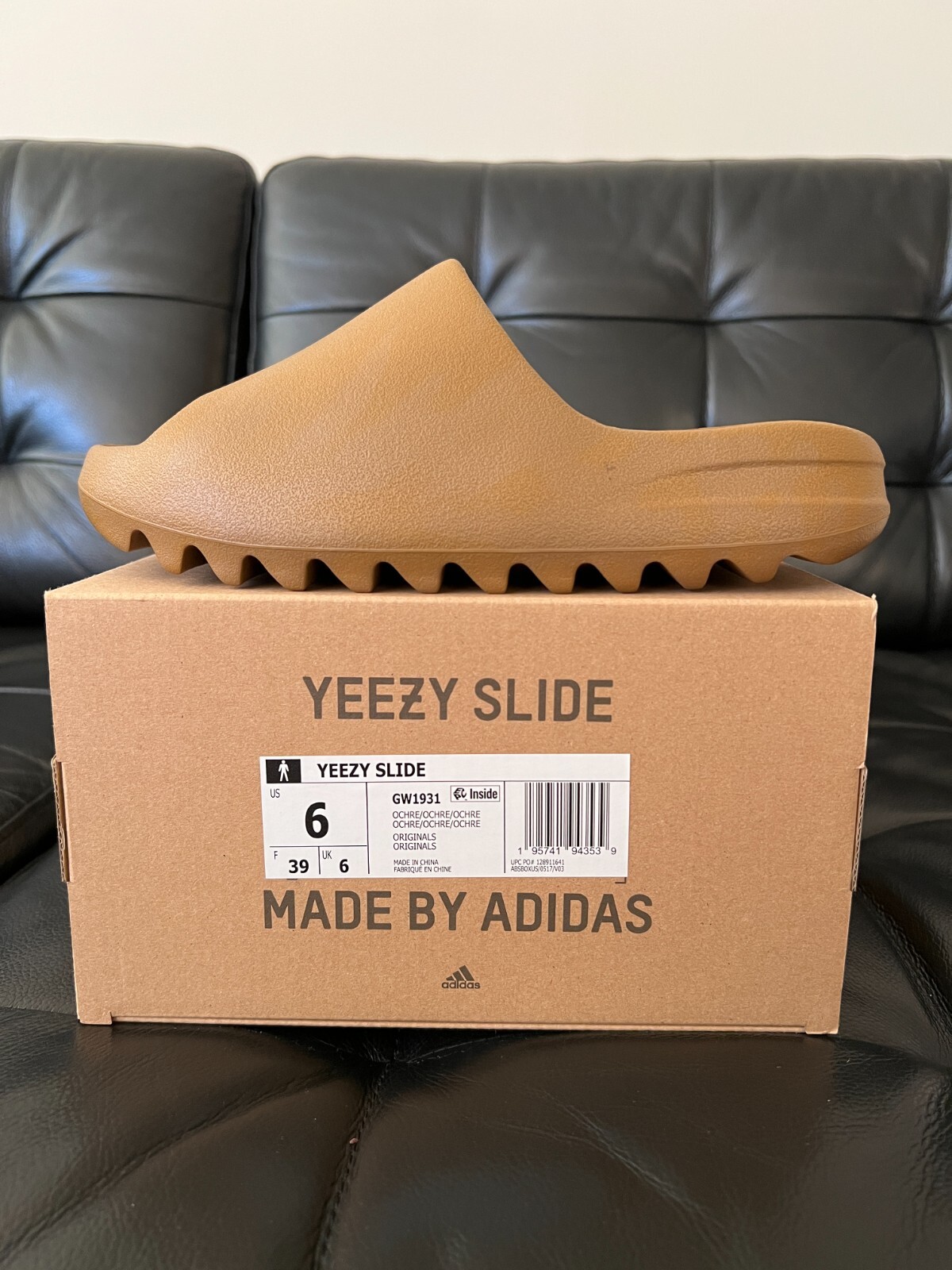 ADIDAS YEEZY SLIDES OCHRE SIZE 5-14 gw1931 | eBay