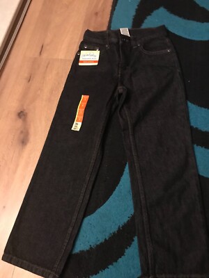 Faded Glory schwarze Kinderjeans_Kindergröße 8_Regular