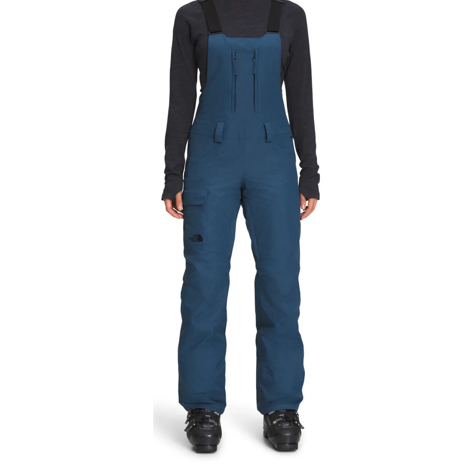 The North Face WOMENS 2023 Snowboard Ski Snow FREEDOM BIB PANT - Shady Blue