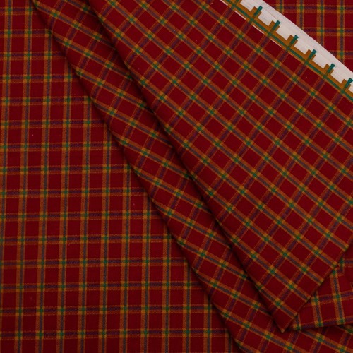 Concord Fabrics by The Kessler's | Dark Red Plaid Print Quilting Fabric | BTHY - Picture 6 of 8