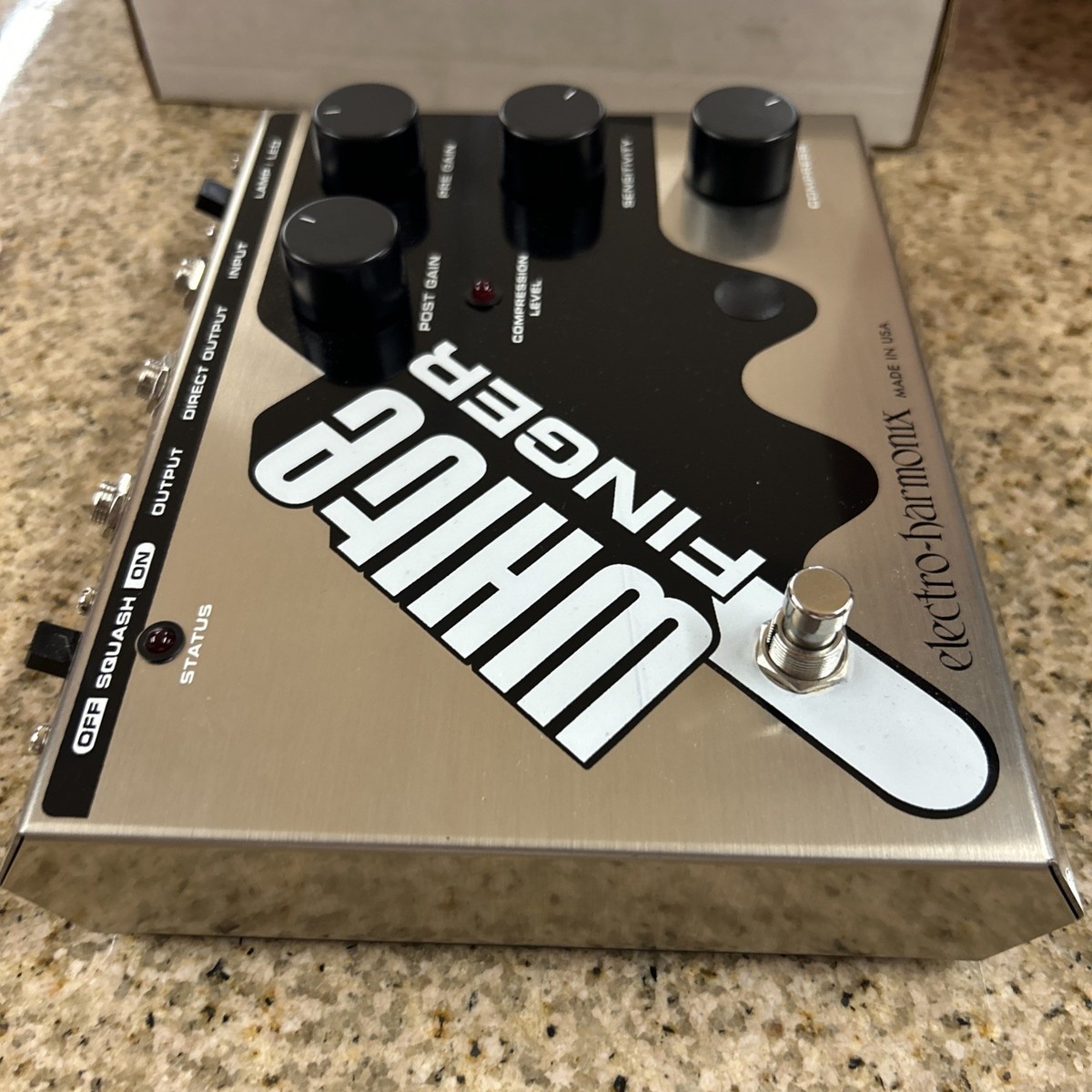 Electro-Harmonix White Finger Compressor *Mint* Free Shipping | eBay
