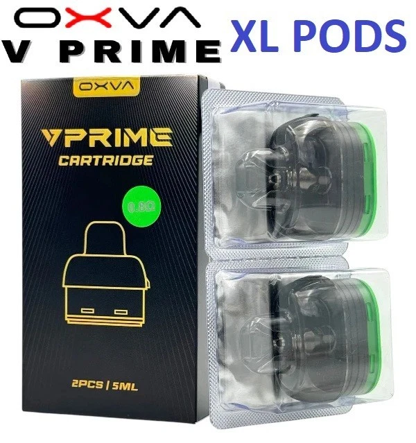 oxva vprime 5ml pod uk OXVA VPRIME Replacement Pods 5ml XL Pack of 2 Pods - FOR VPRIME POD KITS