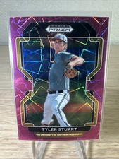 Tyler Stuart [Neon Pink Velocity] #PDP179 2022 Panini Prizm Draft Picks