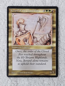 Jerrard of the Closed Fist - Legends - MTG Uncommon