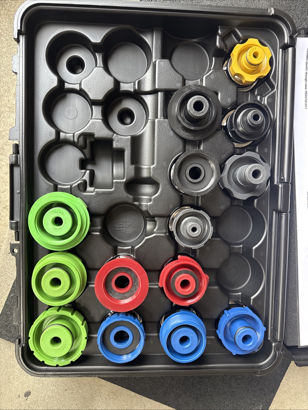 For Blue Point Tools USA 14 pc Cooling System Adaptor Set SVTAB1400A +