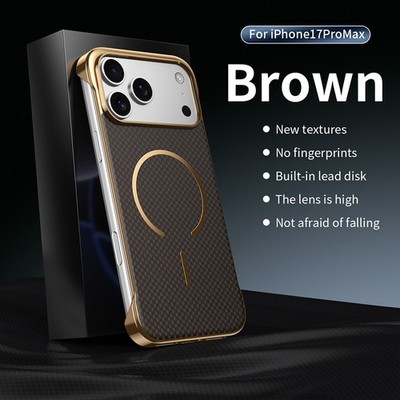 Original Feel Kevlar Case Randlos， für iPhone 13-17 mit MagSafe Funktion