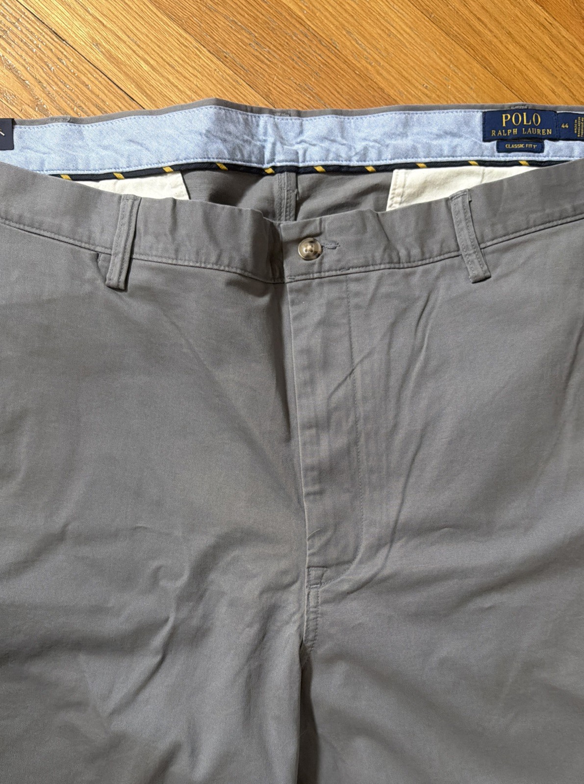 Polo Ralph Lauren Classic Fit 9" Grey Gray Cotton Shorts Men's NWT MSRP $98.50 thumbnail 3