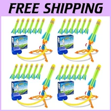 Outdoor Toy for Ages 3-8 - Rocket Launcher with 24 Rockets