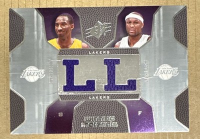 07-08 Upper Deck SPx Winning Materials Combo Kobe Bryant Lamar 