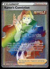 Karen's Conviction 216/198 Rainbow Rare Chilling Reign Pokemon Holo NM/M on eBay