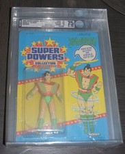 Vintage Super Powers Samurai Series 3 33 Back 1986 AFA Y75 Canada Kenner MOC