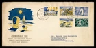 DR WHO 1949 NETHERLANDS FDC SUMMER SEMI POST COMBO R56128