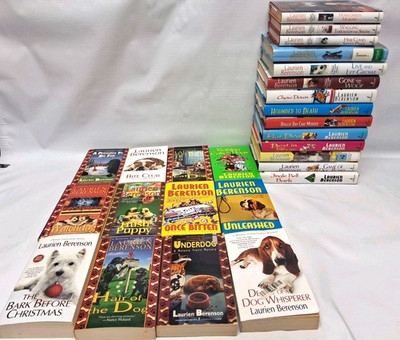 Lot 26 Laurien Berenson Dog Series 12 Papberback 14 Hardcover Mystery