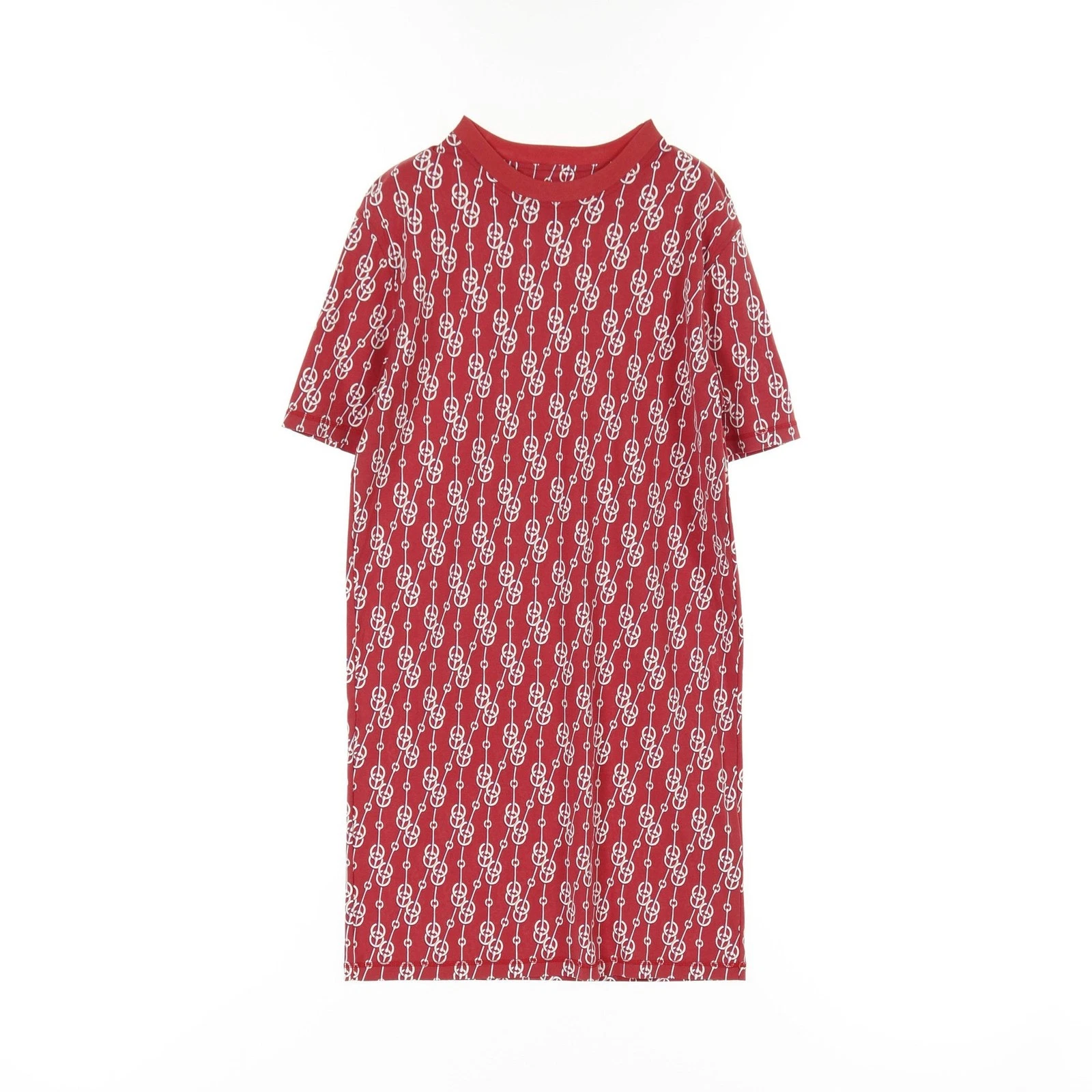 HERMÈS 【Abito】HERMES Abito Cliquetis Cotone Rosa Marrone Bianco Dal Giappone