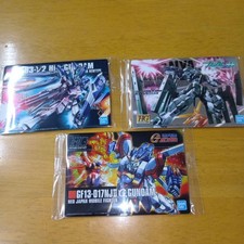 Gundam Card Set RX-93-V2 Hi-Gundam G Gundam 3 Cards Unused