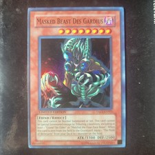 Yugioh! Masked Beast Des Gardius TAEV-ENSE1 | Super Rare VLP Very Light Play