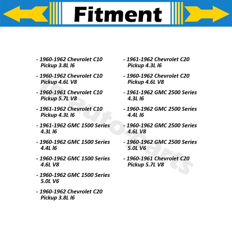 Rear Right Parking Brake Cable For For Chevrolet C10 Pickup 1960 1961 1962 - Image 2 of 4
