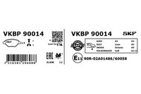 SKF Bremsbelagsatz, Scheibenbremse Hinterachse U.A. FüR Audi, Seat, Skoda, VW