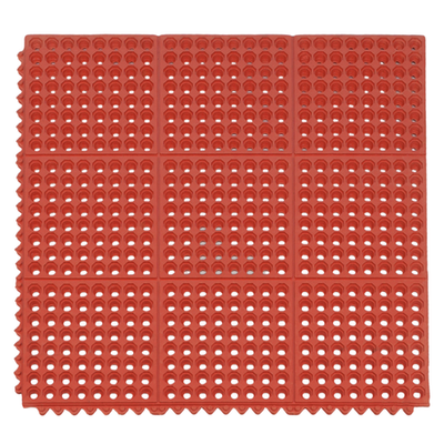 #ad #ad 1PC Red Rubber Anti Fatigue Kitchen Mat 90x90x1.2cm Thick Non Slip Floor Mat $159.90