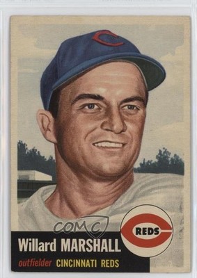 1953 Topps Willard Marshall (Bio Information in White) #95 06mi