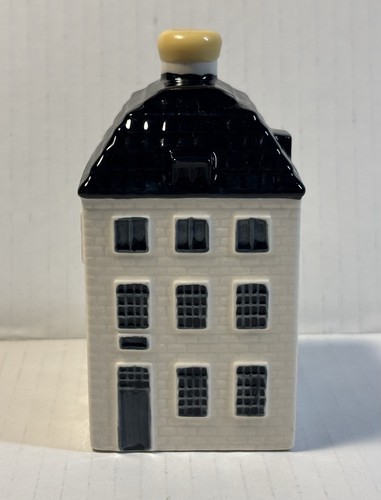 KLM BLUE DELFT #55 BOLS AMSTERDAM HOUSE BOTTLE *EMPTY*
