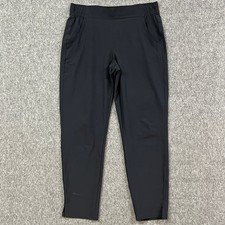 Eddie Bauer Traveler Pant Womens S Black Stretch Travel Pocket Pull On Jogger