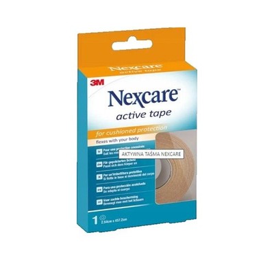 Nexcare Active Tape Medizin Tape 2.5 cm x 4.5 m Beige