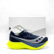 *NEW* MEN Saucony Endorphin Pro 4 Running Shoe Navy | Citron (S20939-222) 👍