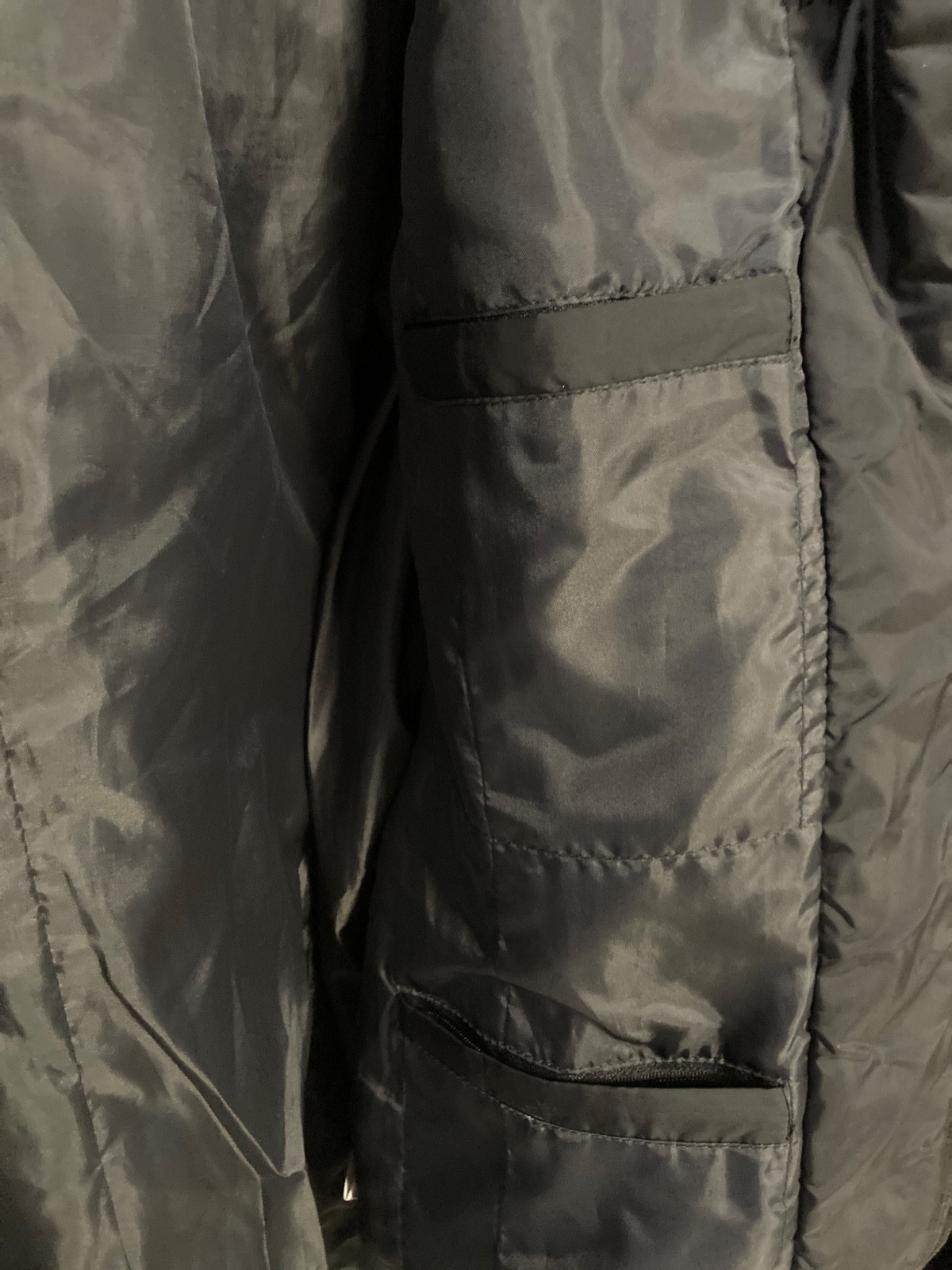 Women authentic vintage Calvin Klein XL black jacket image 8