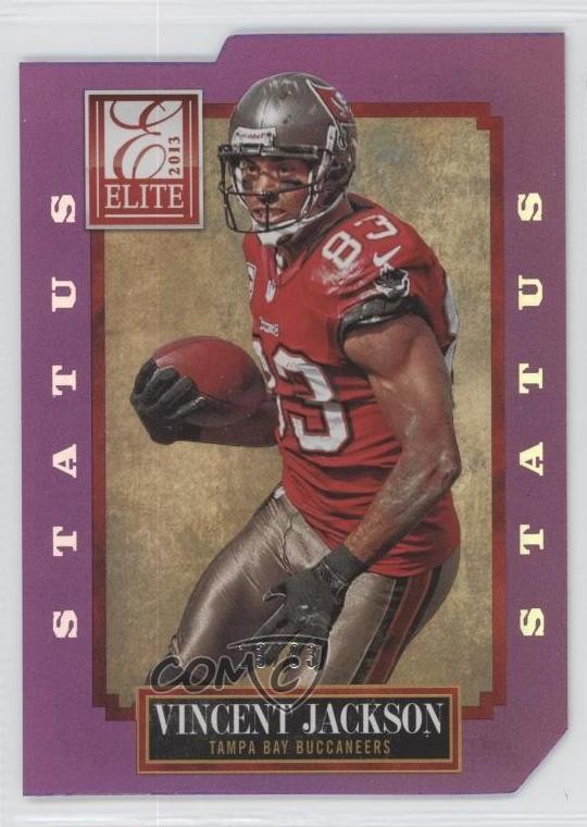 2013 Panini Elite Status Purple Die-Cut 13/83 Vincent Jackson #93 1s8