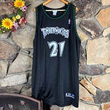 Reebok NBA Authentic Mens Size 60 Minnesota Timberwolves Kevin Garnett Jersey