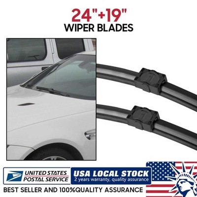 2Pcs Front 24'' & 19'' Windshield Wiper Blades for BMW 320i M340i xDrive M3 328i