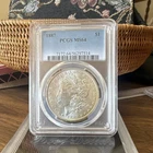 1887 Morgan Dollar PCGS MS64 $1 Silver Coin Philadelphia Uncirculated