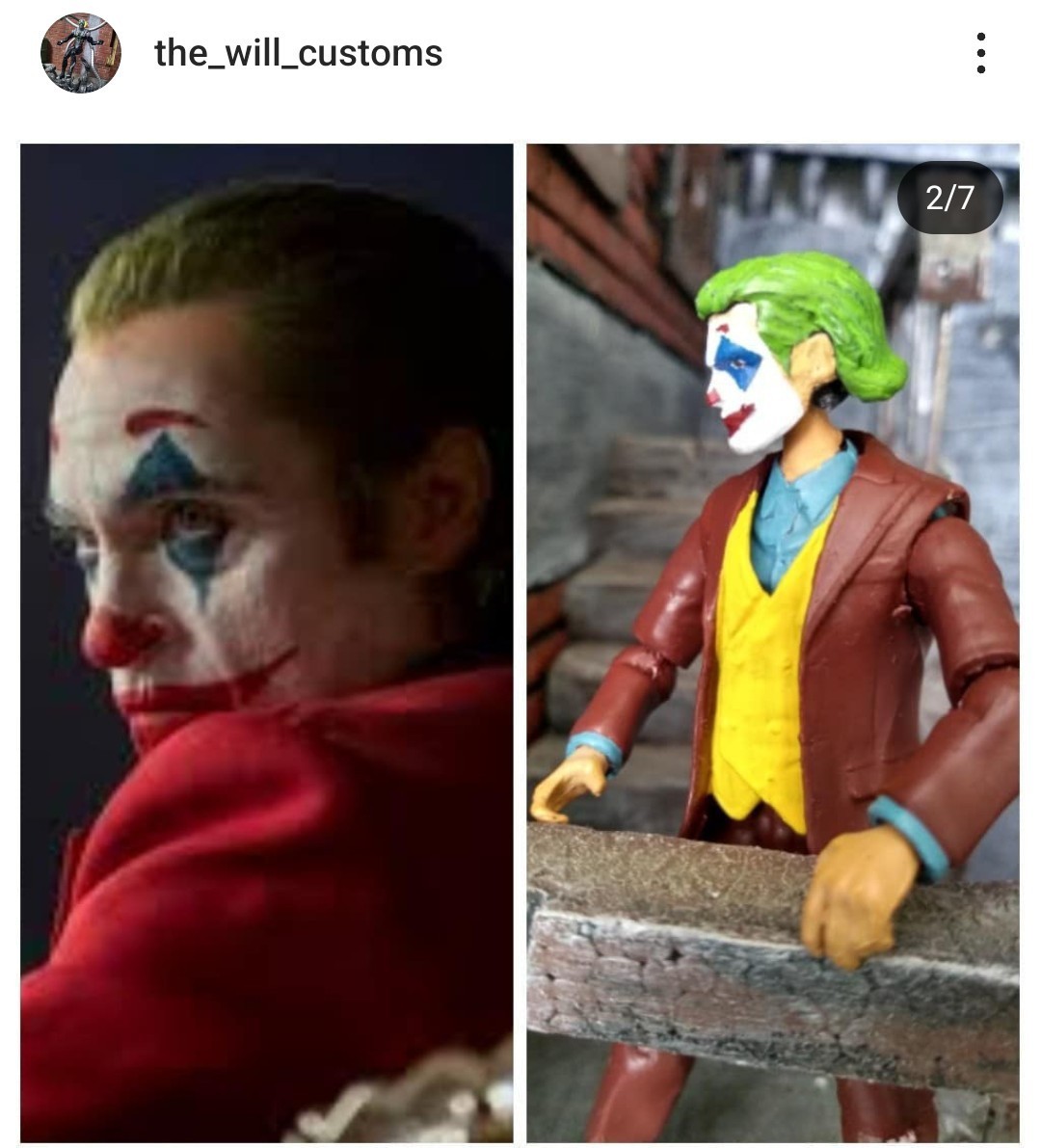 3.75 1:18 Scale custom action figure Joker Phoenix Batman Marvel