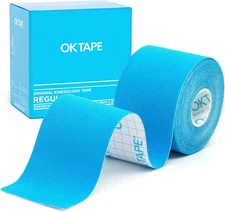 OK TAPE Kinesiology Tape, Regular Original Cotton Elastic Athletic Tape for Supp