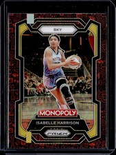 2024 Panini Prizm Monopoly WNBA #36 Isabelle Harrison Red Classic Icons