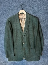 Vintage 1960s Pacheco's Los Altos Green Sport Coat Blazer Size 40 Union Made USA