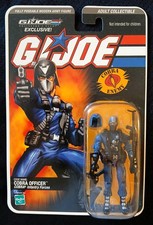 G.I. JOE COBRA OFFICER Infantry DTC MOC 2008 Hasbro Vintage ARAH Club Exclusive