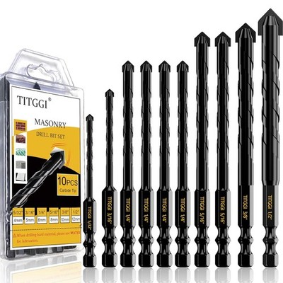Masonry Drill Bit Set Concrete For Hammer Drill 1 Inch Diamond Core Stones Walls