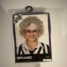 Spirit Halloween Beetlejuice Mens Gray Curly ...