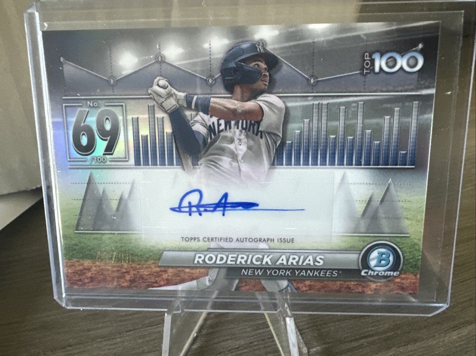 2024 Bowman - Bowman Scouts Top 100 Autographs Roderick Arias #BTPA-69 /99 (AU,