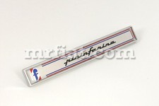 Alfa Romeo Giulietta Spider Pininfarina Emblem Script W Frame New