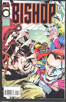 Bishop #4 Marvel Comics 1995 Final Issue Limited Series Gambit & X-Cutioner Appe
