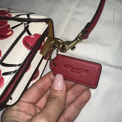 Coach Tabby 20 Cherry Print Shoulder Bag Purse Chalk | eBay