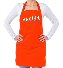 Evolution of Man Baseball - Unisex Adult Apron - Base Ball Player Bat Love