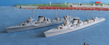 2 Wiking Metall Modelle 496 Zerst&ouml;rer Stremitelny russische Marine 1 : 1250