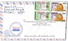 Nigeria #615E Nigeria to Buena Park CA, c.2001